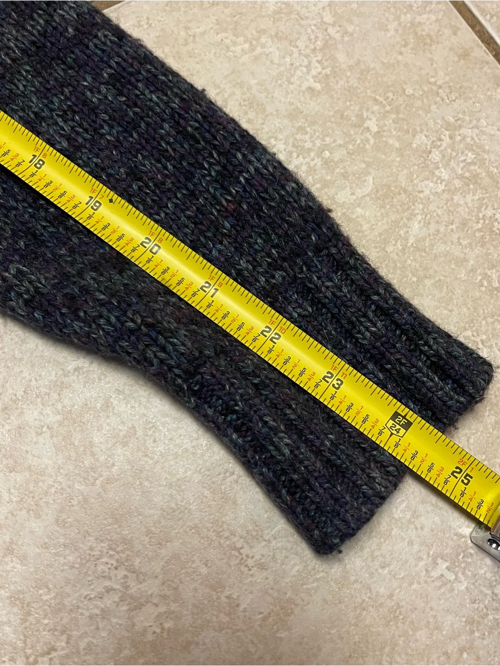 Tommy Bahamas Lambswool Button Down Sweater Mens Size M Blue Cable Knit Academia - Picture 5 of 8